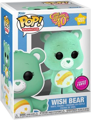 Care Bears 40th - Wish Bear 1207 Limited Flocked Chase - Funko Pop! - Vinyl Figu