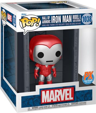 Marvel - Hall Of Armor Iron Man Model 8 Silver Centurion 1038 PX Previews Exclus
