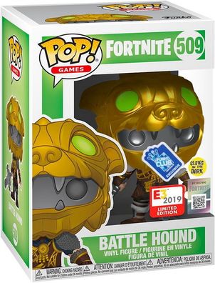 Fortnite - Battle Hound Glows in the Dark E3 Limited Edition 2019 Exclusive 509