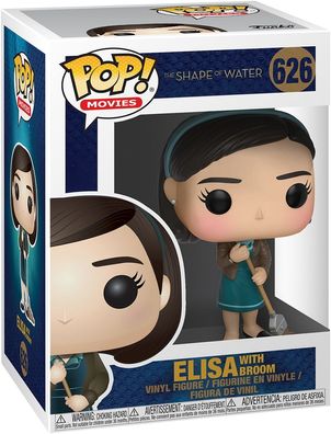 The Shape of Water - Elisa with Broom 626 - Funko Pop! - Vinyl Figur