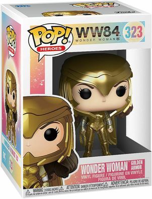 WW84 - Wonder Woman Golden Armor 323 - Funko Pop! - Vinyl Figur