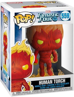 Fantastic Four 4 - Human Torch 559 - Funko Pop! - Vinyl Figur