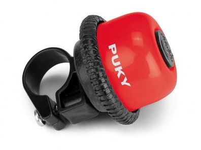 Puky G 20 - Rot - Drehring-Klingel für PUKY Laufrad/ Scooter, Lenker Ø 20mm