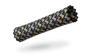 Viablue Geflechtschlauch "Stone" Medium / für Kabel 6 bis 14 mm / Meterware