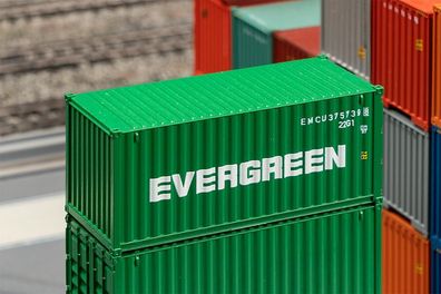 Faller 182004 H0 20' Container Evergreen Epoche IV