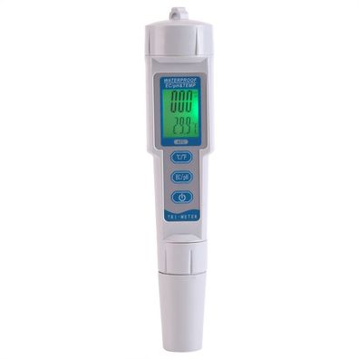 3-in-1-Digital-PH-EC-Messgerät und Thermometer 0,01 PH-Wasserqualitätstester mit hohe