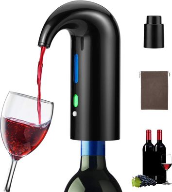 Elektrischer Weinbelüfter, tragbare One-Touch-Weinkaraffe, Multi-Smart-Autofilter, We