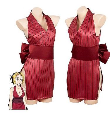 Anime Dämon Slayer Makiwo Cosplay Kostüm Uzui Tengen Ehefrauen Uniform Kleid Entertai