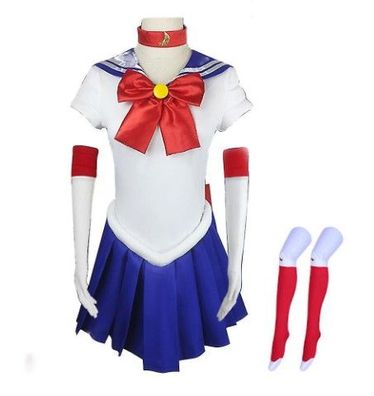 Frauen Sailor Moon Kostüm Cosplay Party Uniform Outfit Set Geschenke