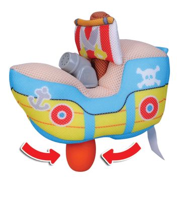 BB Junior 16-89062 - Spielzeugboot - Splash 'n Play Water Squirters Piratenboot
