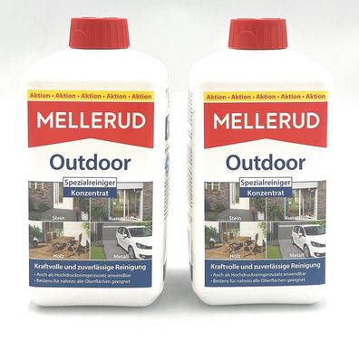 2L Mellerud Outdoor Spezialreiniger Konzentrat Reiniger alle Oberflächen 7,5€/ L