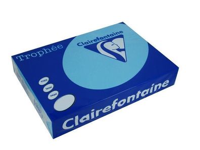 Clairefontaine Trophee Papier 1144C Royalblau 160g/ m² DIN-A3 - 250 Blatt
