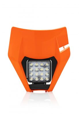 Vsl Lichtmaske Lampenmaske Verkleidung headlight LED passt an Ktm Exc 250-450