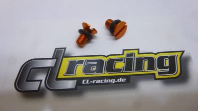 Gabelentlüftungen 2x M4x0,7 mm Entlüfter Schrauben passt an Ktm Lc4 Exc Sxf or