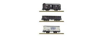 Fleischmann 880904 3-tlg. Set Güterwagen SNCF