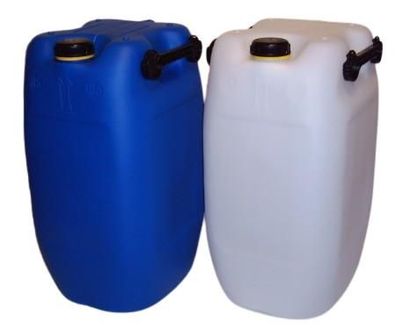 Lagerfass Wasserkanister Gewerbe 60 Liter blau DIN 71