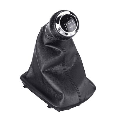 5-Gang-Auto-Leder-Handschaltknauf mit Kofferraumdeckel-Schaltgriff, für Audi A3 A4 Q5