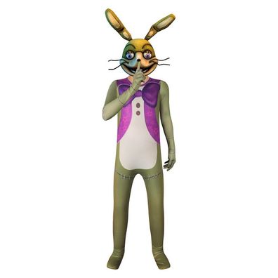 Kinder Five Nights at Freddy's Cosplay Kostüm Bonnie Foxy Bodysuit Halloween Overall