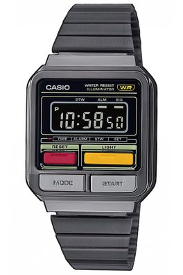 Casio Vintage Digital-Armbanduhr in Unisexgröße Grau A120WEGG-1BEF
