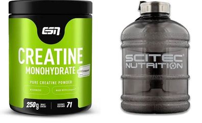 ESN Creapure Creatine Monohydrate, 500 g + Water JUG Gratis