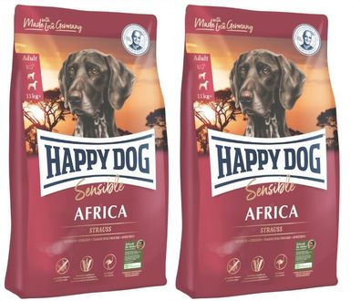 Happy Dog Africa 2 x 12,5 kg Sparpaket