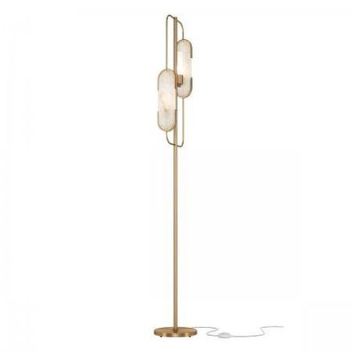 Maytoni Stehleuchte Marmo gold Naturstein marmor 160cm