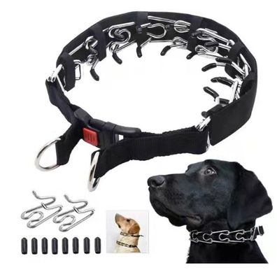 Hundepfoten-Trainingshalsband, Hundehalsband mit Komfortspitzen und Schnellverschluss