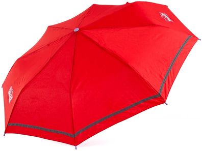 Scout Kinder-Taschenregenschirm mit Reflektorband Red