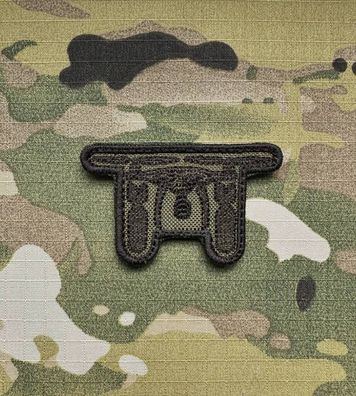 Patch "Drohne mit Bomben" Oliv Grün Klett Ukraine Armee Aufnäher Abzeichen Veteran BW