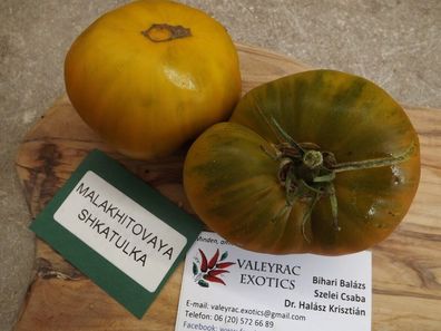 Malakhitovaja Skhatulka Tomate - Tomato 5+ Samen - Saatgut - Seeds P 332