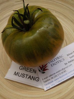 Grüner Mustang Tomate - Tomato 5+ Samen - Saatgut - Seeds - Gemüsesamen P 333