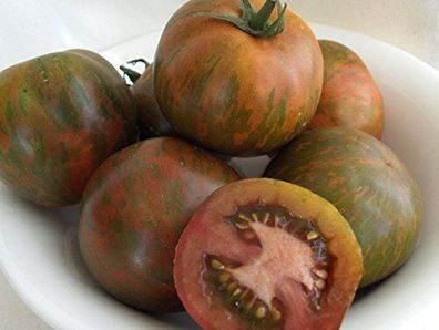 Black Zebra Cherry Tomate - Tomato 10+ Samen - Saatgut - Seeds P 205