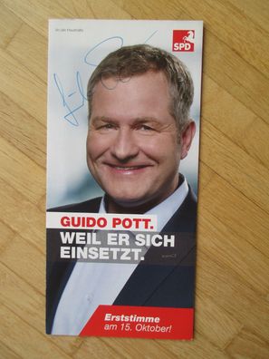 Niedersachsen MdL SPD Guido Pott - handsigniertes Autogramm!!!