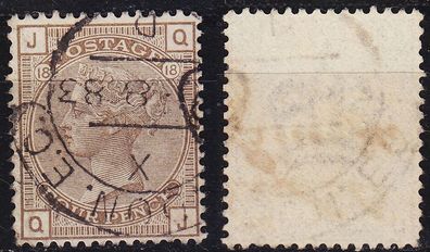 England GREAT Britain [1880] MiNr 0061 Platte 18 ( OO/ used ) [01]