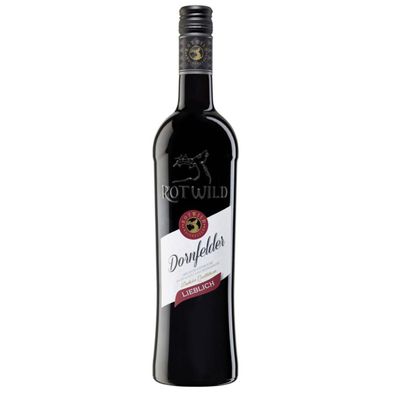 Rotwild Dornfelder lieblich würziger Rheinhessen Rotwein 750ml