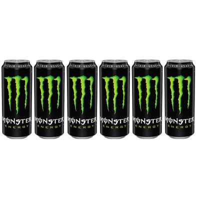 Monster Energy Mega Koffeinhaltiges Erfrischungsgetränk 500ml 6er Pack