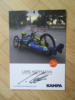Extremsportler Handbike Lars Hoffmann - handsigniertes Autogramm!!!