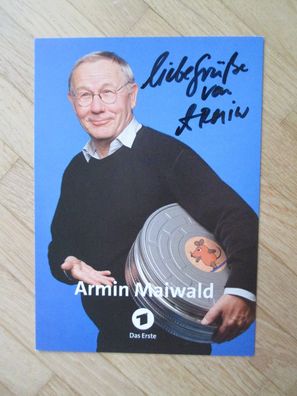 WDR Die Sendung mit der Maus - Armin Maiwald - handsigniertes Autogramm!