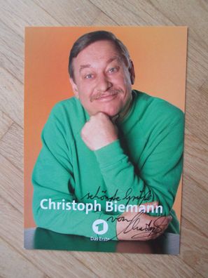 WDR Die Sendung mit der Maus - Christoph Biemann - handsigniertes Autogramm!!