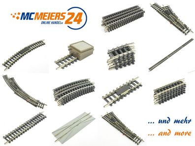 E307 Minitrix N Gleismaterial | diverse Varianten | Zustand * Note 3*