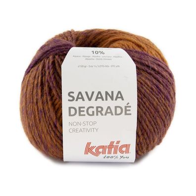 150g Savana Degradé-Dochtgarn mit Farbeffekt