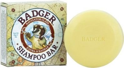 Badger shampoo Bar, für alle Haartypen geeignet, festes Shampoo