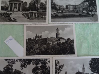5 alte Postkarten AK KF Bad Homburg von der Höhe Elisabeth Brunnen Kurhaus Schloß...