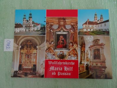 alte Postkarte AK Wallfahrtskirche Maria Hilf ob Passau Herst / Schöning