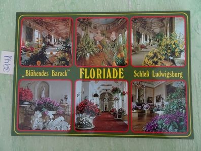 alte Postkarte AK Residenzschloß Ludwigsburg Blühendes Barock Floriade Herst Schöning