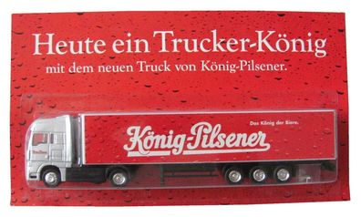 König Pilsener Brauerei Nr.02 - Heute ein Trucker König - MAN - Sattelzug