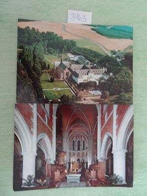 2 alte Postkarten Cekade Cramers AK Abtei Zisterzienser Abtei Marienstatt Westerwald