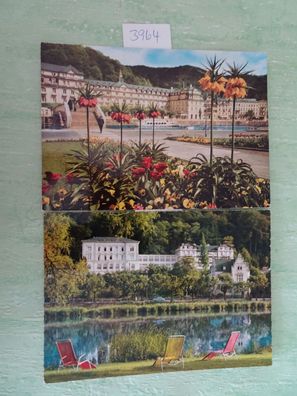 2 alte Postkarten Cekade Cramers AK Bad Ems Lahn Albert Kurheim Staatliches Kurhaus