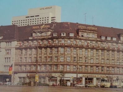 alte Postkarten AK Messestadt Leipzig Hotel Astoria Merkur