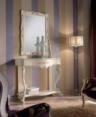 Konsole mit Spiegel Wohnzimmer Design Neu Luxus Möbel Konsole Holz neu
